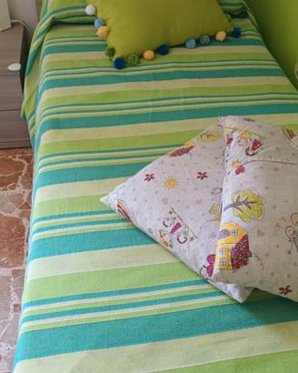 letto cameretta singolo con luce led