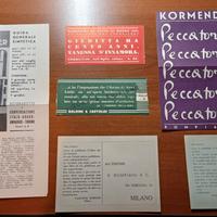 PUBBLICITA' LIBRI CASE EDITRICI DEL '900