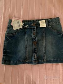 Gonna corta jeans