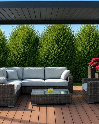 Pergola bioclimatica Nova 300x400 pali tondi