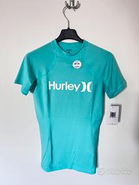 Hurley rash guard - tshirt surf donna NUOVA