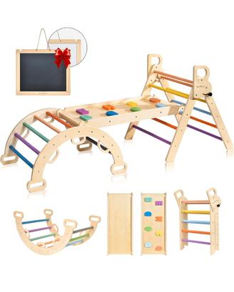arrampicata con scivolo montessori