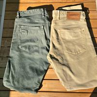 Jeans INCOTEX TG 32.46 GRIGIO E BEIGE 