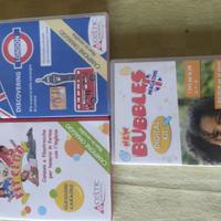3 dvd di inglese per bambini new bubbles;