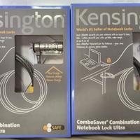 2 cavi sicurezza Kensington Lock con combinazione