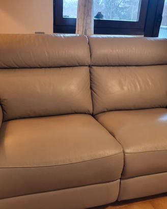 Divano in Pelle 3 posti Relax