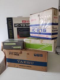 imballaggi ricetrasmittenti Icom e Yaesu
