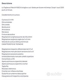 Macchina taglia e cuci