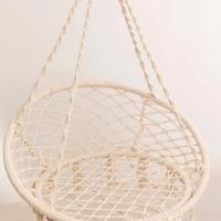 Sedia sospesa beige NUOVA