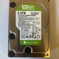 Dischi NAS WD Green Blue 2 TB SATA