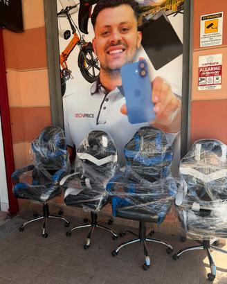 SEDIA GAMING SCRIVANOIA CON LED RGB