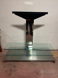 Porta tv carrello vetro cattelan