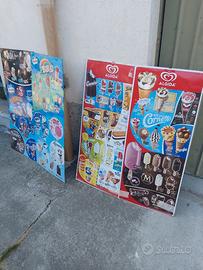4 insegne gelati in latta