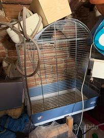 gabbia con piedistallo