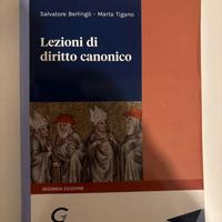 Berlingò Tigano Lezioni di diritto canonico NUOVO
