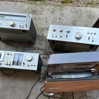 Impianto Hi-Fi Vintage Kenwood + Nikko + Giradisch