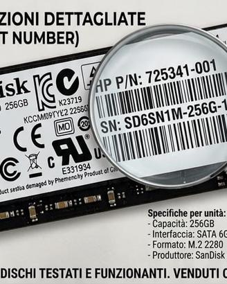 Coppia SSd sandisk 256 GB ( totale 512 GB)