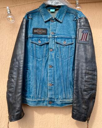 Giacca Pelle - Jeans HARLEY DAVIDSON originale