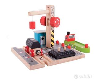 Kit di espansione Big Jigs rail per treni in lego