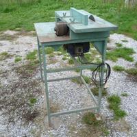 Banco artigianale con mola /sega circolare