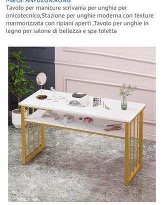 tavolo multiuso con ripiano