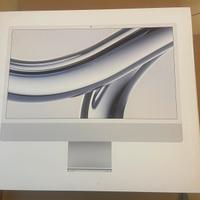 iMac argento chip M3 nuovo 2024