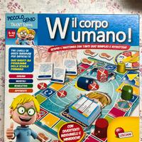 Gioco da tavolo per bambini W il corpo umano