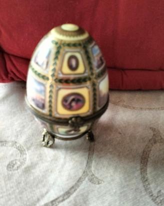 4 uova decorate da collezione 