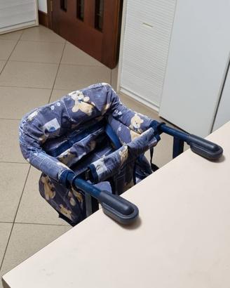 Seggiolino da Tavolo Chicco Journey – Blu con Orse