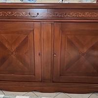 Madia e parete attrezzata in arte povera