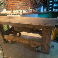 Tavolo da falegname antico