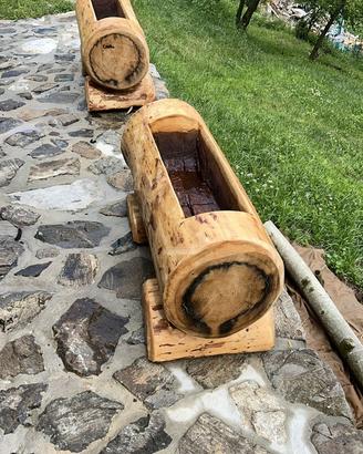 Vasi in legno su misura
