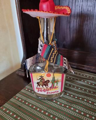 Bottiglia Vintage Tequila Zapata Sombrero Poncho
