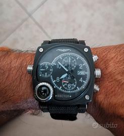 Orologio Sector Chrono dual time 5atm