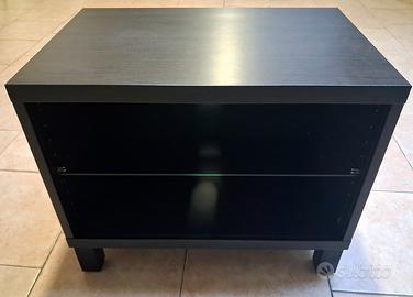Mobiletto Tv con mensola in vetro 60x50x40