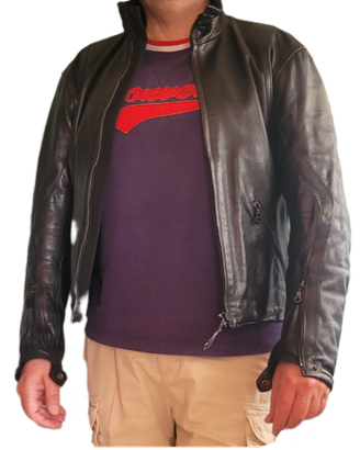 GIACCA MOTO DAINESE SPORT PELLE NERA