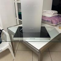 Cappa da cucina, 90cm Inox + Vetro - FABER