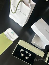 Bracciale van cleef madreperla argento