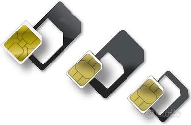 Kit Adattatore SIM 4 in 1 Nano Micro Mini