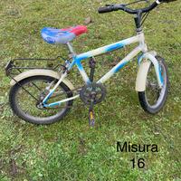 Bicicletta misura 16