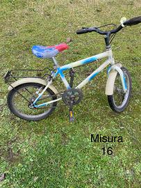 Bicicletta misura 16
