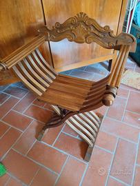 sedia in legno pieghevole 