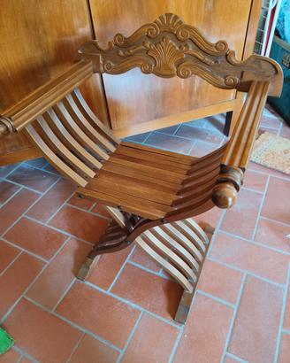 sedia in legno pieghevole 