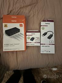 Cavi per collegare la tv o console sul pc