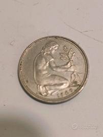 GERMANIA GERMANY 50 PFENNIG 1950 F. Conservazione