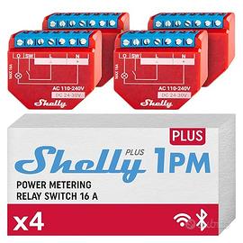 Shelly Plus 1PM  (4 pz)