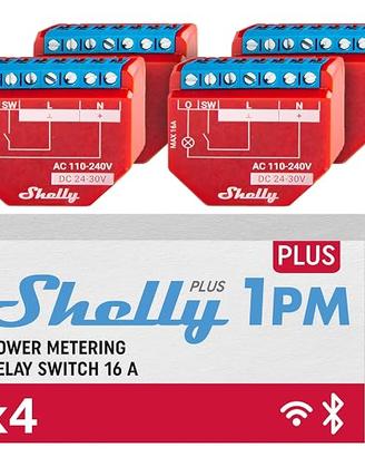 Shelly Plus 1PM  (4 pz)