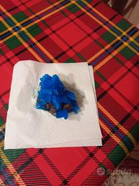 cristalli di solfato di rame