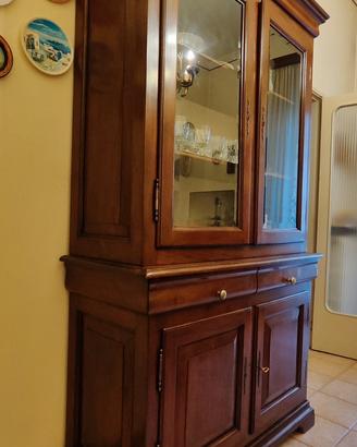 Credenza / Libreria in legno massello 