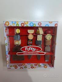 Set coltelli formaggio Funny Food manici decorati